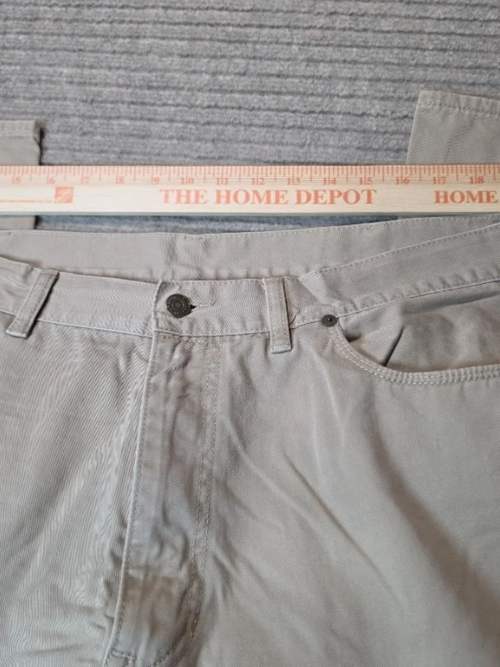 Polo Ralph Lauren Jeans Mens 40x32 Stone Beige Relaxed Straight